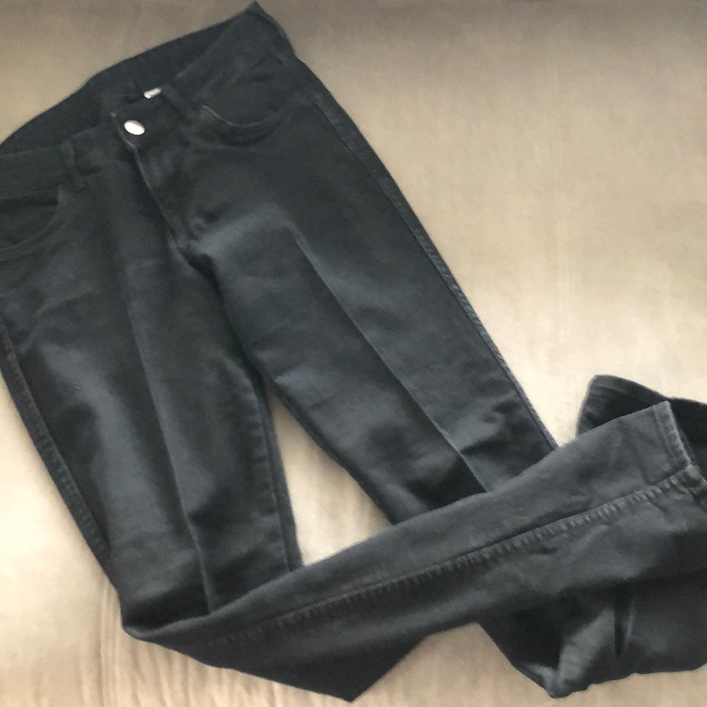 Black H & M Skinny Low Waist Jeans